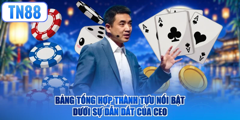 Bảng tổng hợp thành tựu nổi bật dưới sự dẫn dắt của CEO